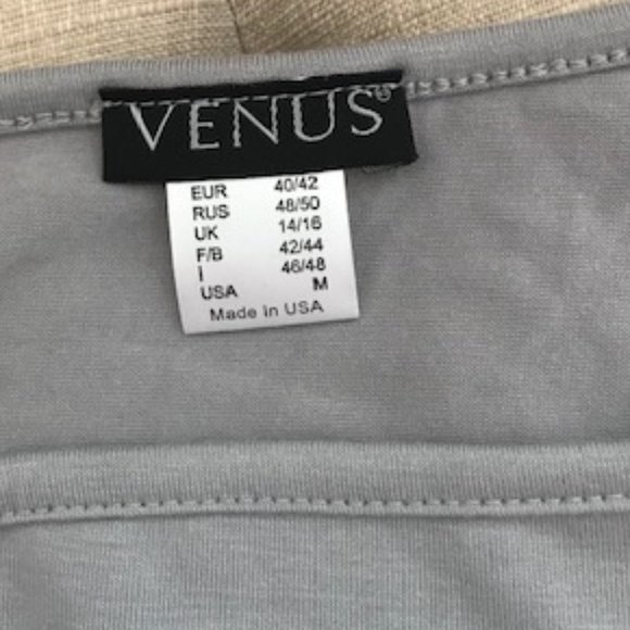 VENUS Grey One-Shoulder Maxi Dress - Size Medium NWOT - Picture 4 of 4